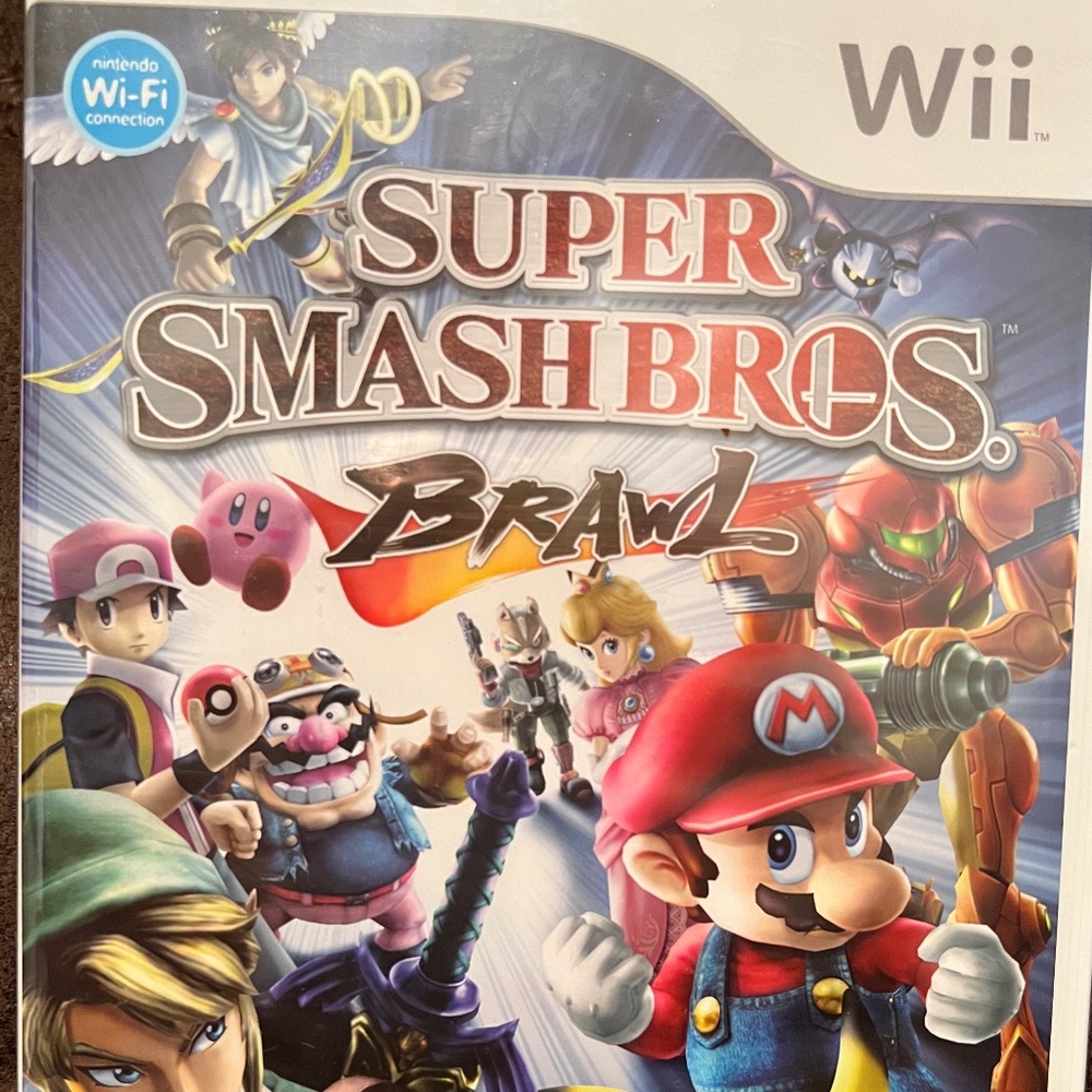 Super smashbros  brawl for Nintendo Wii - brand new in box. Free ship in USA.